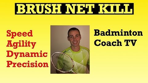 Badminton Technique: Swipe Net Kill FOREHAND & BACKHAND 2019