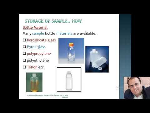 Environmental Analysis: Storage of the Sample