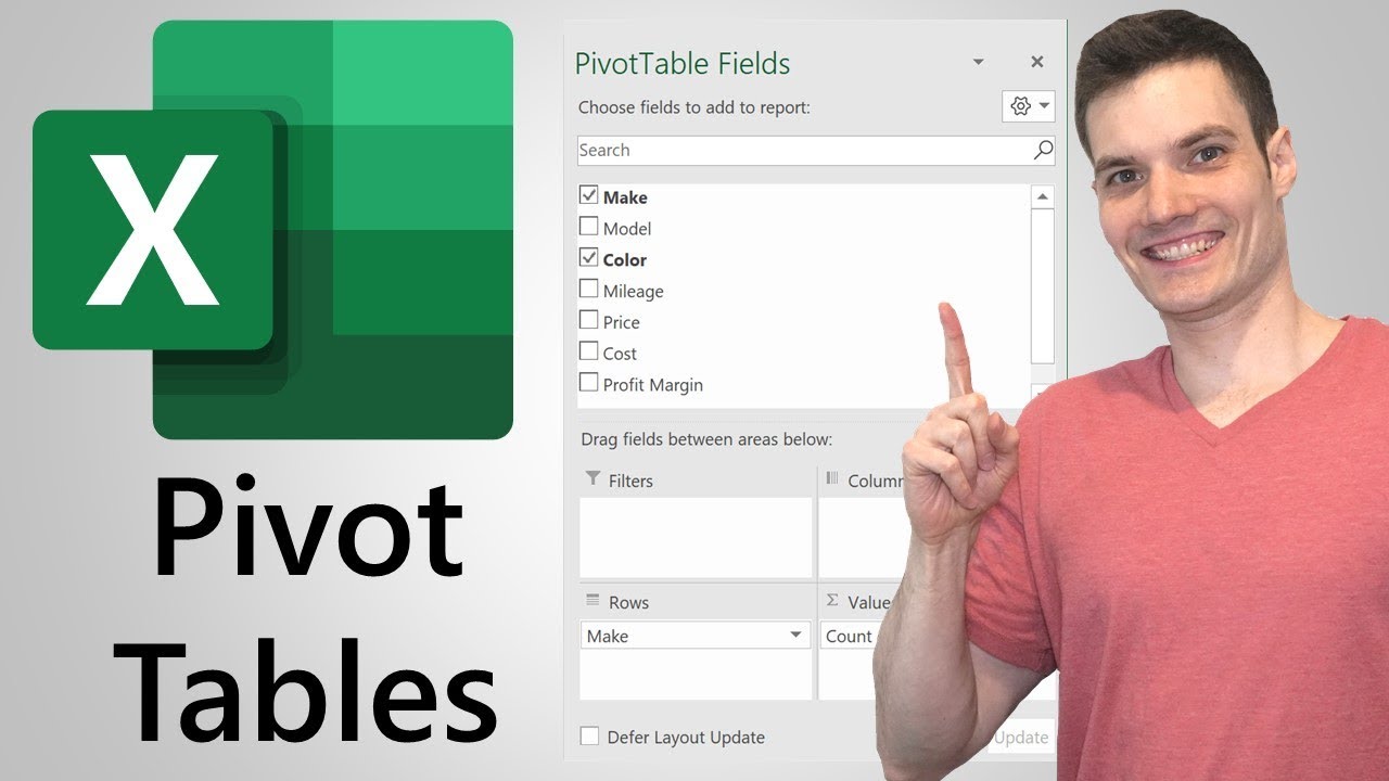 ⁣Pivot Table Excel Tutorial