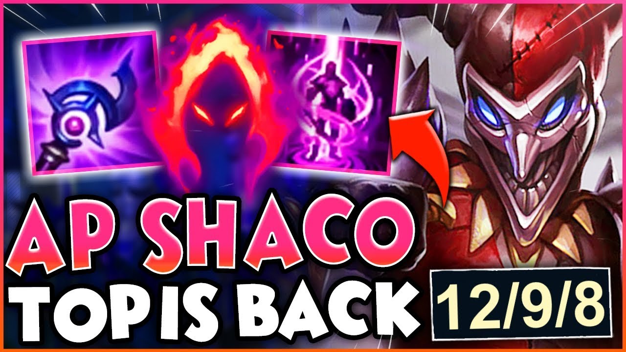 AP SHACO TOP IS BACK WITH THIS NEW BUILD! CHALLENGER PINK WARD?! - YouTube