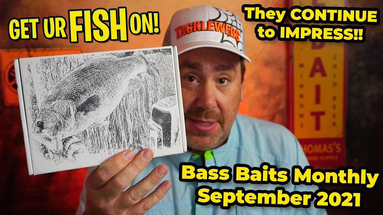 September 2021 Bass Baits Monthly Subscription Bass Fishing Unboxing