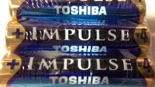 【購入記録】TOSHIBA（東芝） アルカリ乾電池 単4型 「IMPULSE（インパルス）」【商品コード：LR03H 4KP】