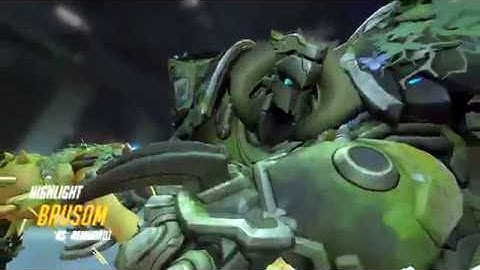 team kill quad hammer rein highlight - OVERWATCH