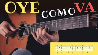 OYE COMO VA (but fingerstyle + tab)