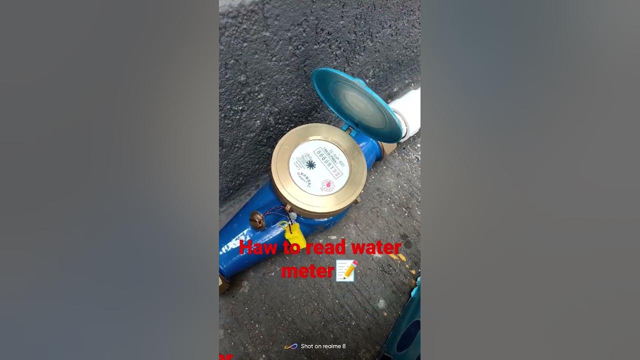 How to read water meter digital youtube