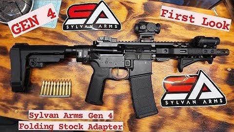 Sylvan Arms GEN 4 Folding Stock Adapter! Unboxing and first look! (Part 1)
