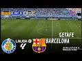 Getafe vs Barcelona LALIGA 25/26 ⚽ Partido Simulación y predicción