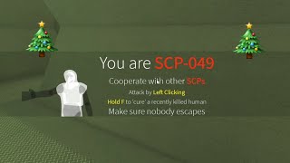 Christmas SCP-049 Gameplay [SCP]: Facility Lockdown