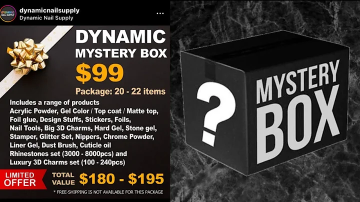 Dynamic Nail Supply LARGE MYSTERY BOX $99 | @DynamicNailSupply
