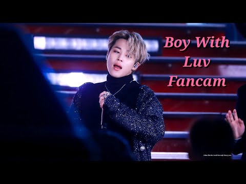 Jimin Boy With Luv (New Year Rock Eve Fancam)