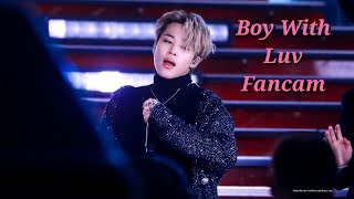 Jimin Boy With Luv (New Year Rock Eve Fancam) Resimi