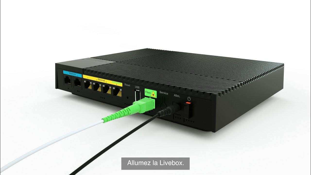 Installer la Livebox 5 avec la Fibre d'Orange YouTube