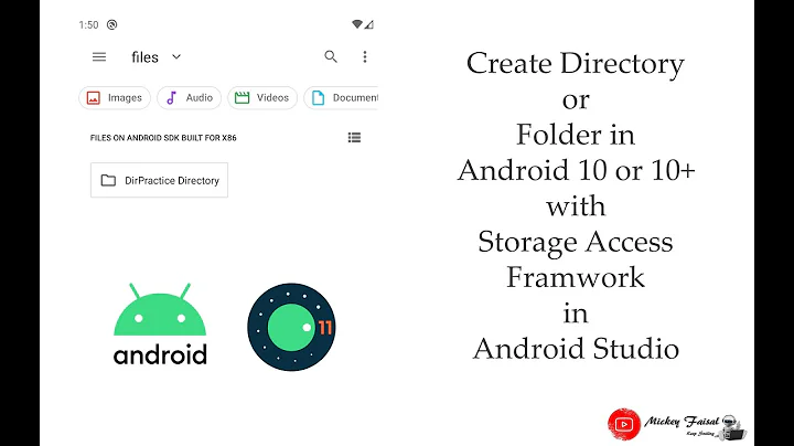 Create Directory or Folder in Android 10 | 10+ Storage Access issue has been solve in Android Studio