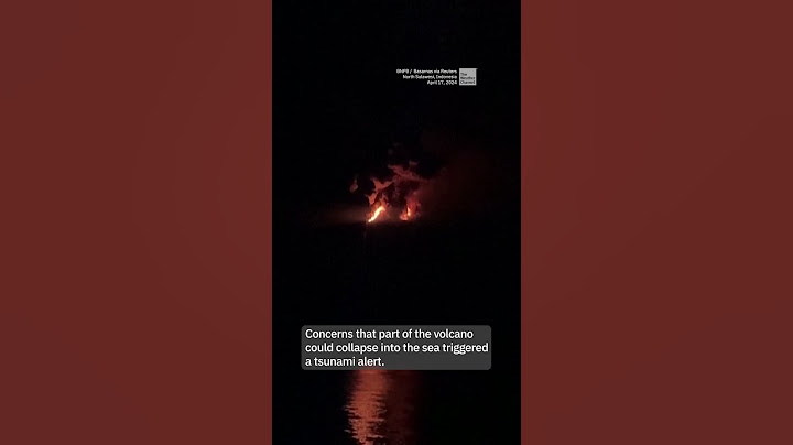 Gunung Berapi di Indonesia Meletus, Picu Peringatan Tsunami