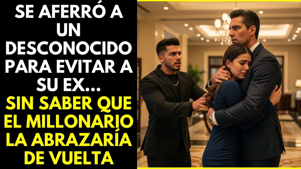 SE AFERRÓ A UN DESCONOCIDO PARA EVITAR A SU EX… SIN SABER QUE EL MILLONARIO LA ABRAZARÍA DE VUELTA