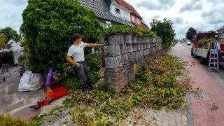THIS OVERGROWN GARDEN WAS READY FOR A COMPLETE RESET