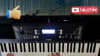 Video thumbnail of "天不會錯 By Frederick Cheng 鄭俊弘 On Yamaha PSR-E373"