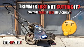 How to Replace the Belt on a Craftsman 22' Walk Behind Trimmer by Eliminator Performance 8,176 views 8 months ago 14 minutes, 14 seconds