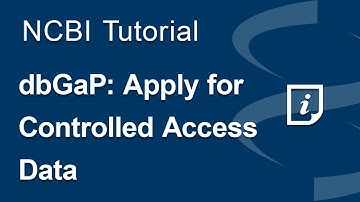 dbGaP: Apply for Controlled Access Data