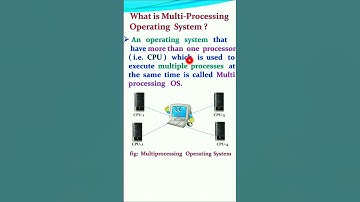 what is Multi-Processing OS #shorts #ytshorts #youtubeshorts #ruchikeshri #os #coding