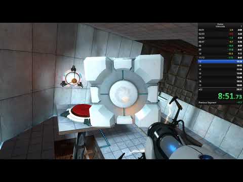 Portal Speedrun (glitchless) 23:32.68 (for real this time) | Beating Eli's time.