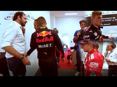 Max Verstappen Got Kicked Out of Podium USA GP 2017