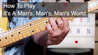 Video-Miniaturansicht von „'It's A Man's, Man's, Man's World' James Brown Guitar Lesson“