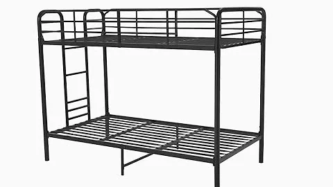 YOUR ZONE TWIN OVER TWIN BUNK BED (YZ6310008080101)