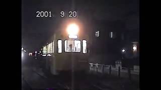 阪堺電車　夜の車窓　2001年9月　351型