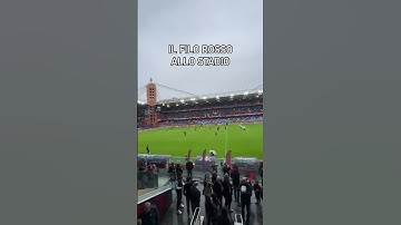Thumbnail of IL FILO ROSSO di ALFA suona nello stadio LUIGI FERRARIS (Genoa) #trending #music #viralvideo