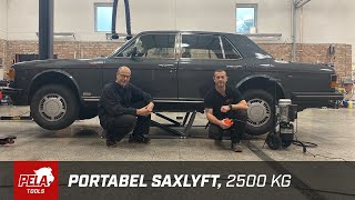 Lars & Magnus visar Portabel saxlyft, 2500 kg från PELA Tools