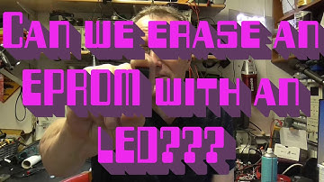 Can we erase an EPROM with an LED?