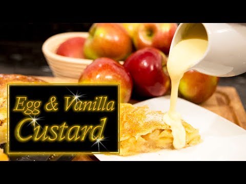 Custard, Egg and Vanilla, Homemade.