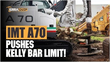 IMT A70 - Drilling 1200 mm diameter in Kelly bar