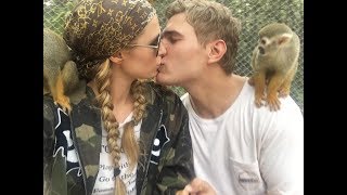 Paris Hilton Monkeying Around with Boyfriend Zylka