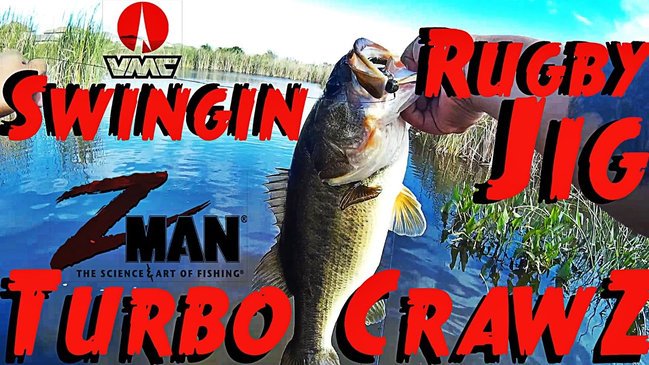 VMC Swingin Rugby Jig Bass Fishing (Week 46) YouTube