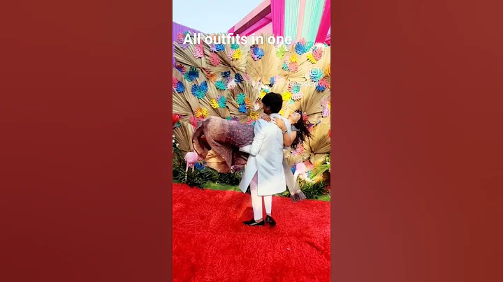 all outfits in one.. #weddding #mehendi #carnival #haldi #sangeet