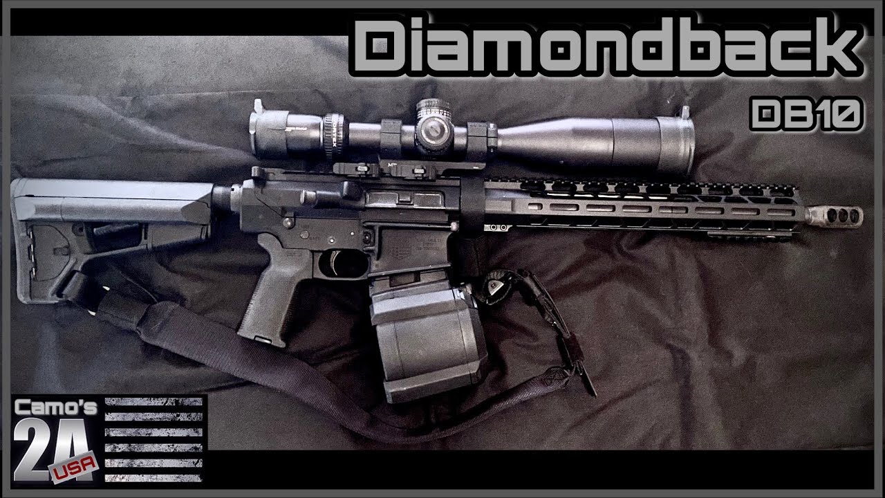 Ar Db10 Diamondback DB10 AR-10 Rifle with Vortex Strike Eagle 5-25x56 Scope at ...