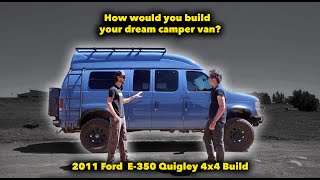 The Ultimate Van Build for Capability and Comfort? 2011 Ford E350 Quigley 4x4 Conversion