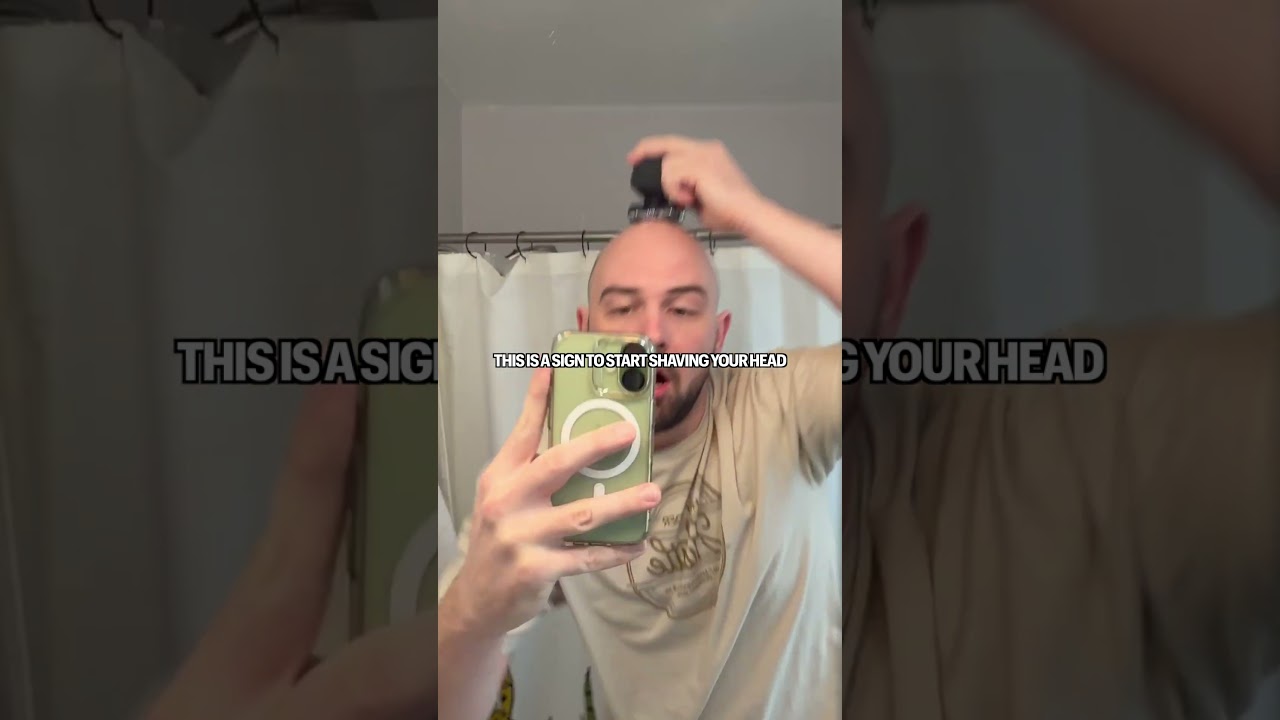 this is a sign to start shaving your head