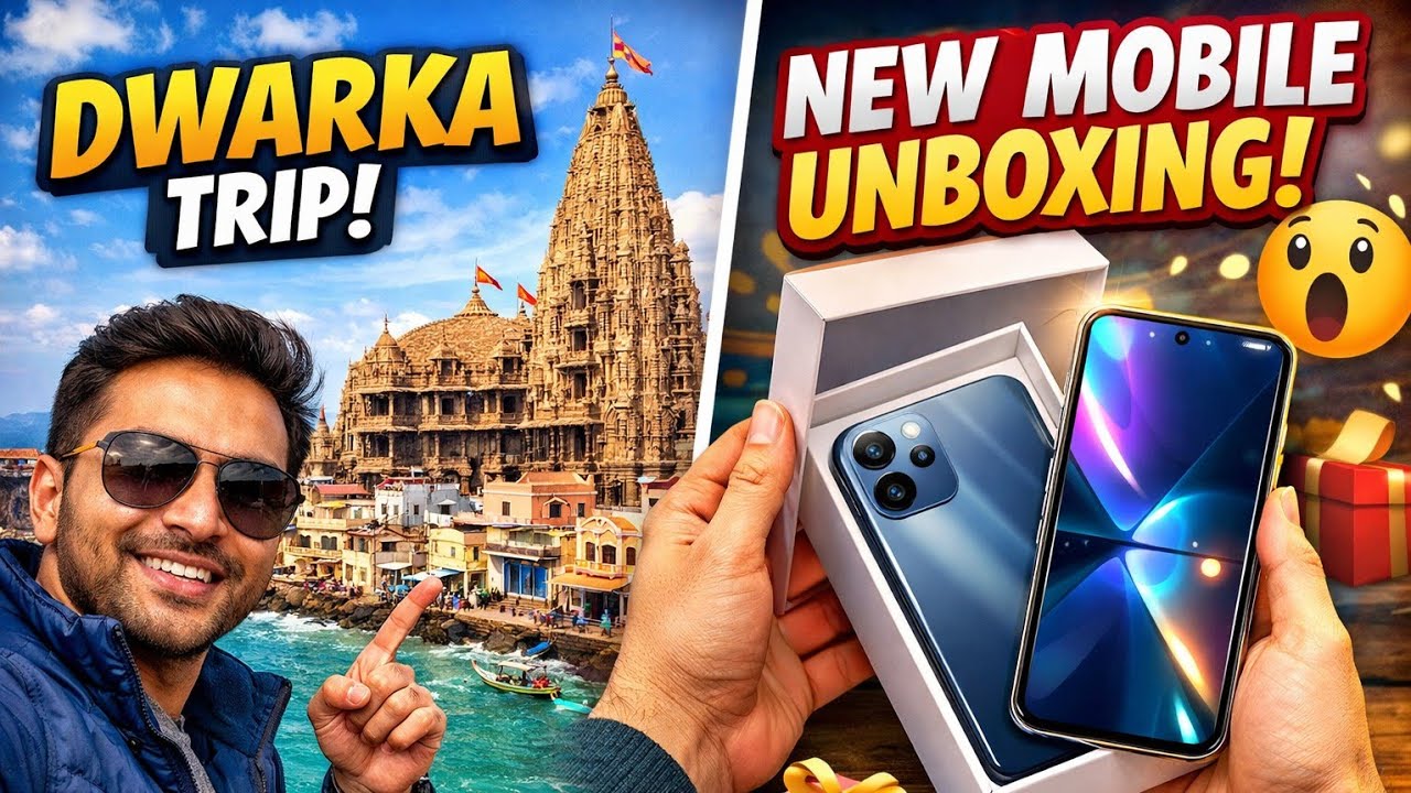 Aaj nikle dwarka k liye | new phone unboxing #holi #dwarka #vlog 