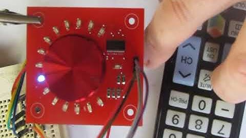 Rotary encoder w/ circular LEDs - Arduino, TLC59116 i2c