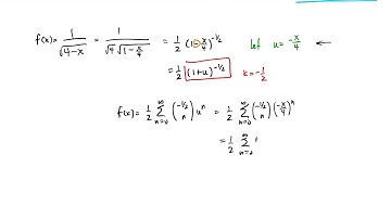 Example: Using the Binomial Series