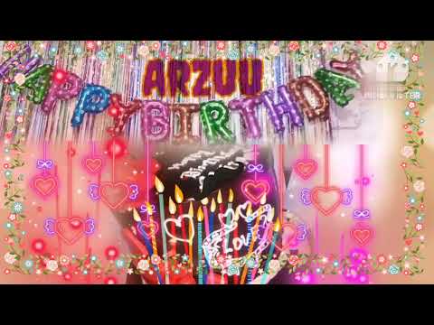 Arzu happy birthday to you |whatsapp status |hd video