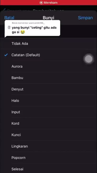 NOTIFIKASI IPHONE 🎶