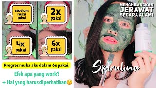 Proses jerawat aku hilang dalam 6x pakai... MASKER ALAMI YANG LAGI BOOMING - SPIRULINA! ( Review)