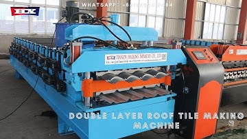 glazed tile roll forming machine Double layer roof roll forming machine