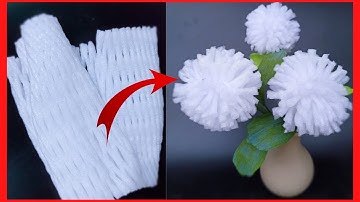 Cách Làm Hoa Tú Cầu Từ xốp Bọc Hoa Quả | THẢO NGUYÊN HANDMADE