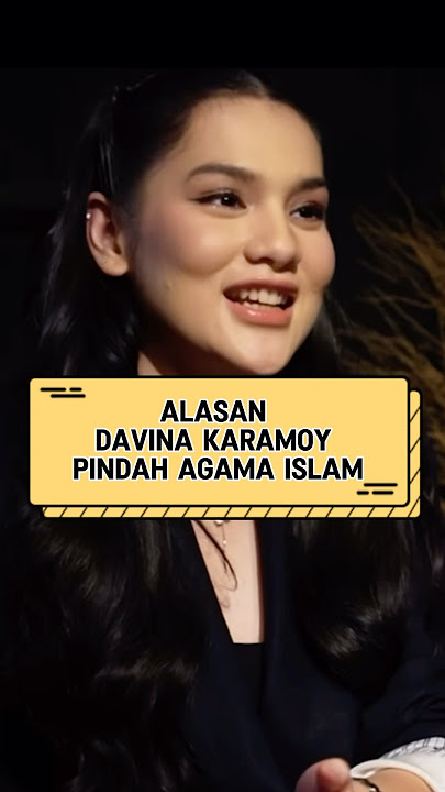 Alasan Davina Karamoy pindah agama islam #davinakaramoy #raffiahmad #shorts