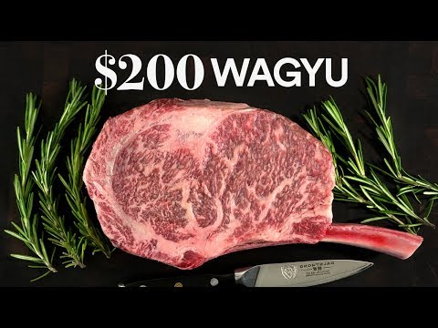 How to grill a $200 GIANT WAGYU steak | Guga Foods